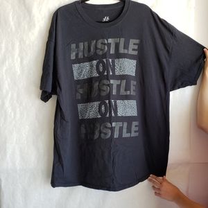 Take That "HUSTLE on HUSTLE on HUSTLE" T-shirt.  Size 3XL
